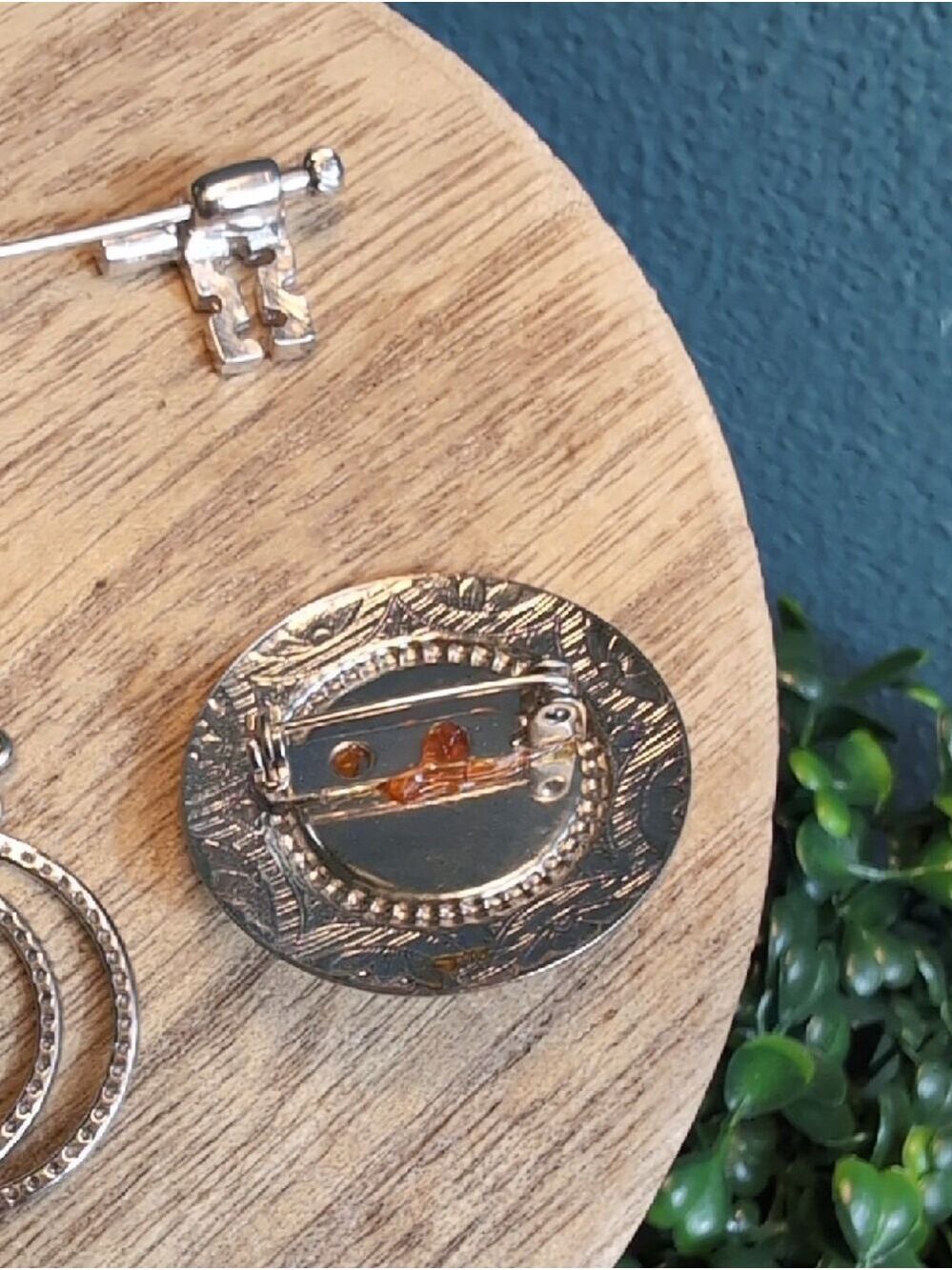 Crown, Crescent Moon ,Key & Cowboy Hat Pin Set - Picture 9 of 9